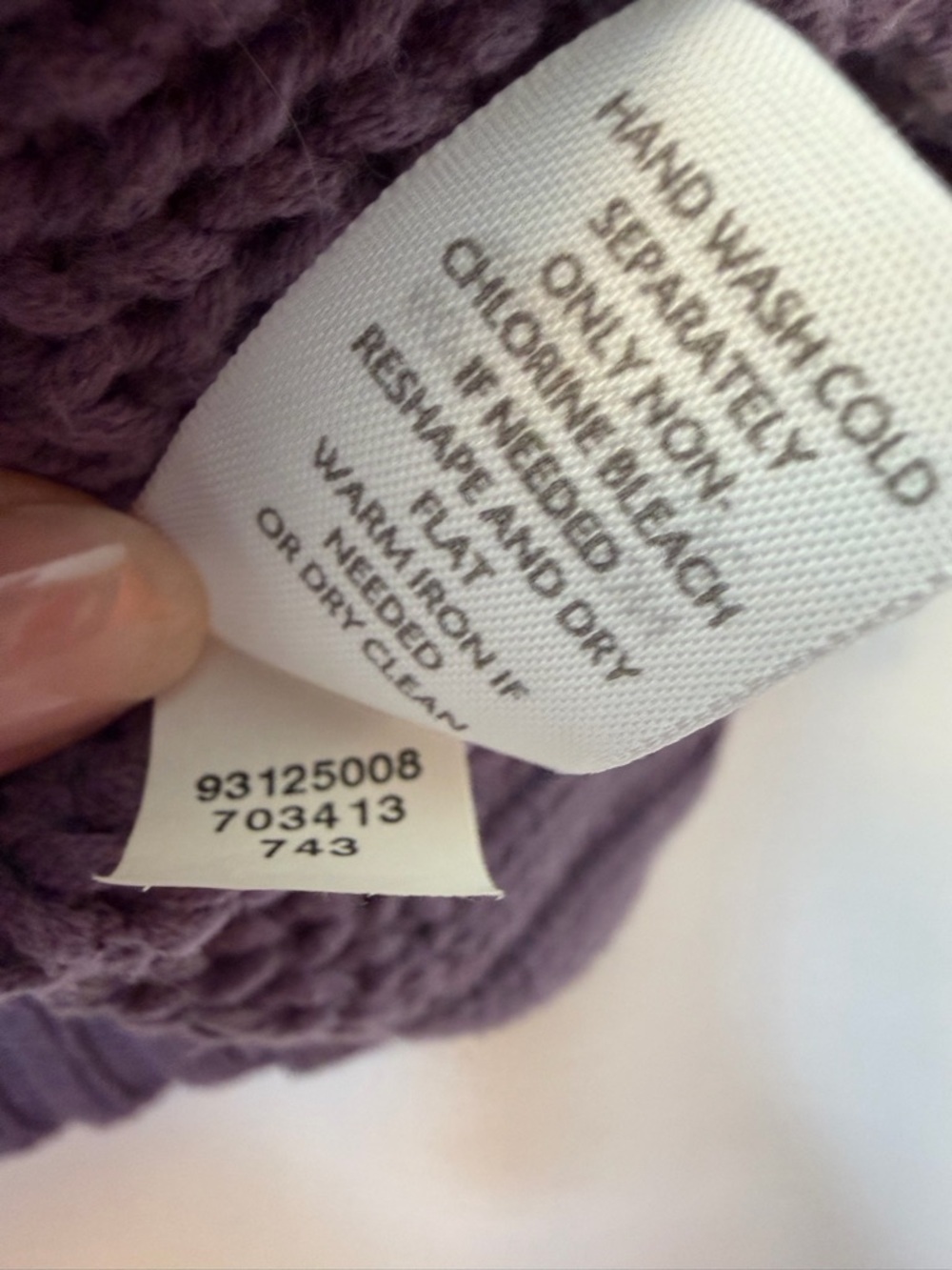 J. JILL Purple Boxy Fit 1/2 Sleeve Button Up Chunky Knit Cardigan L Cottagecore - Picture 7 of 12